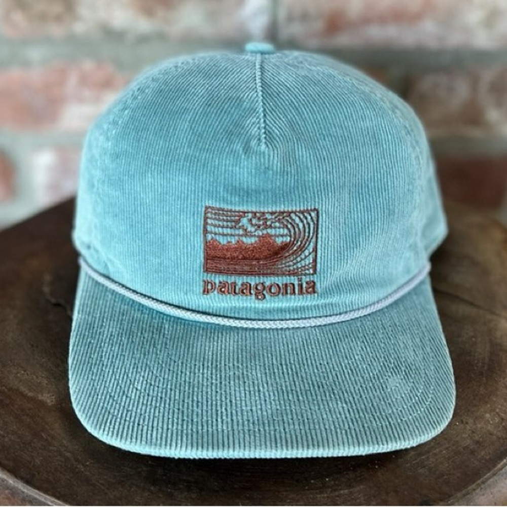 Rare Patagonia Blue Corduroy Cap